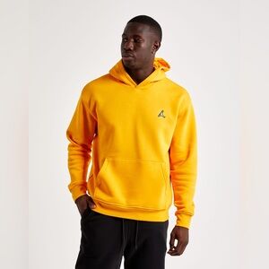 Jordan Jumpman Mini Logo Hoodie Yellow Taxi Size Large